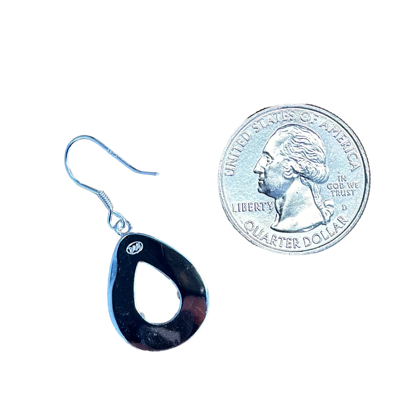 Sterling Silver Turquoise Drop Dangle Earrings