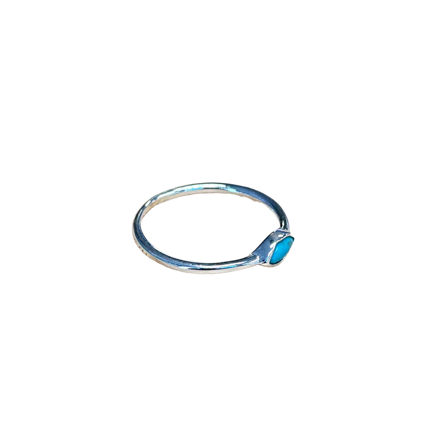 Turquoise Marquise Ring Sterling Silver