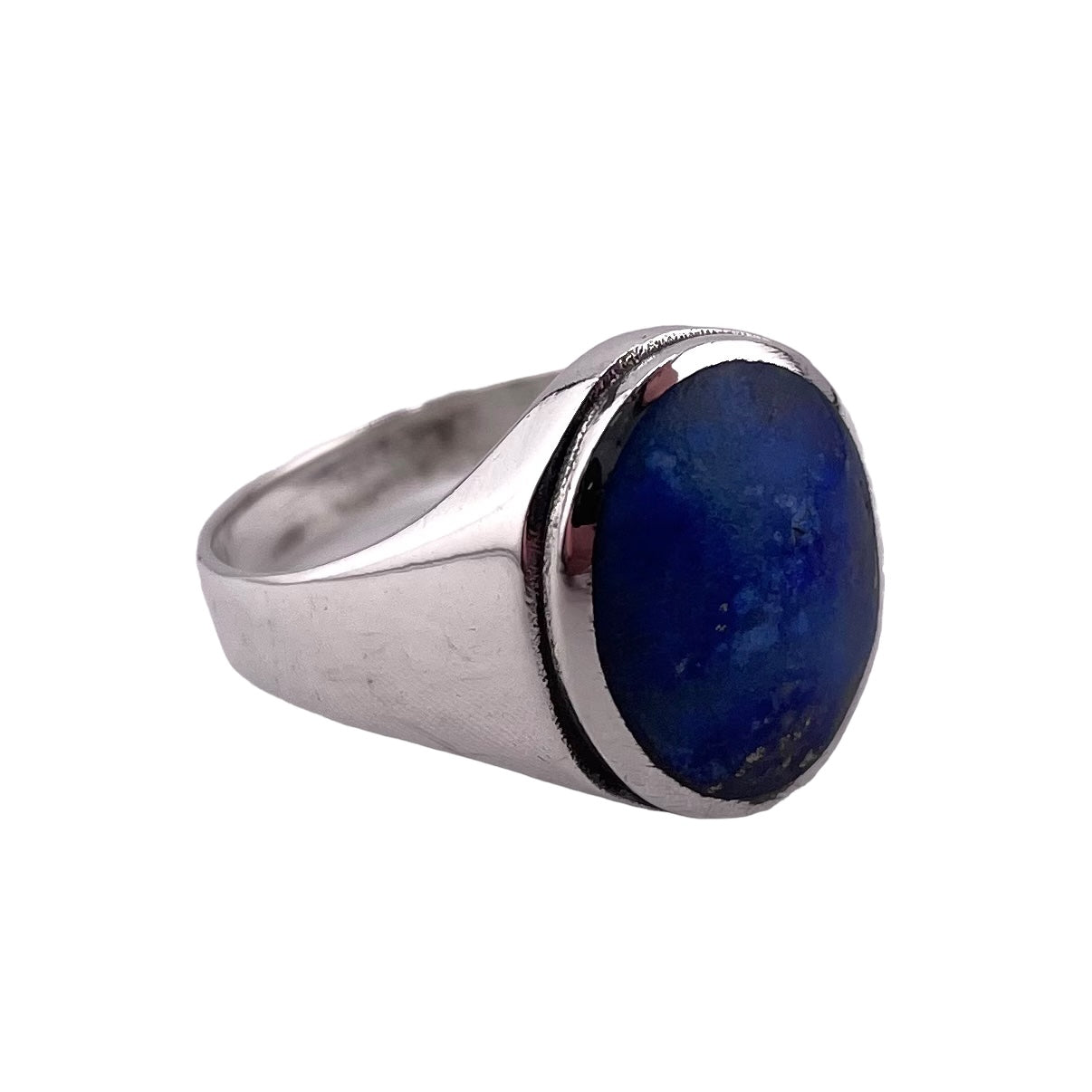 Lapis Stone Ring Sterling Silver