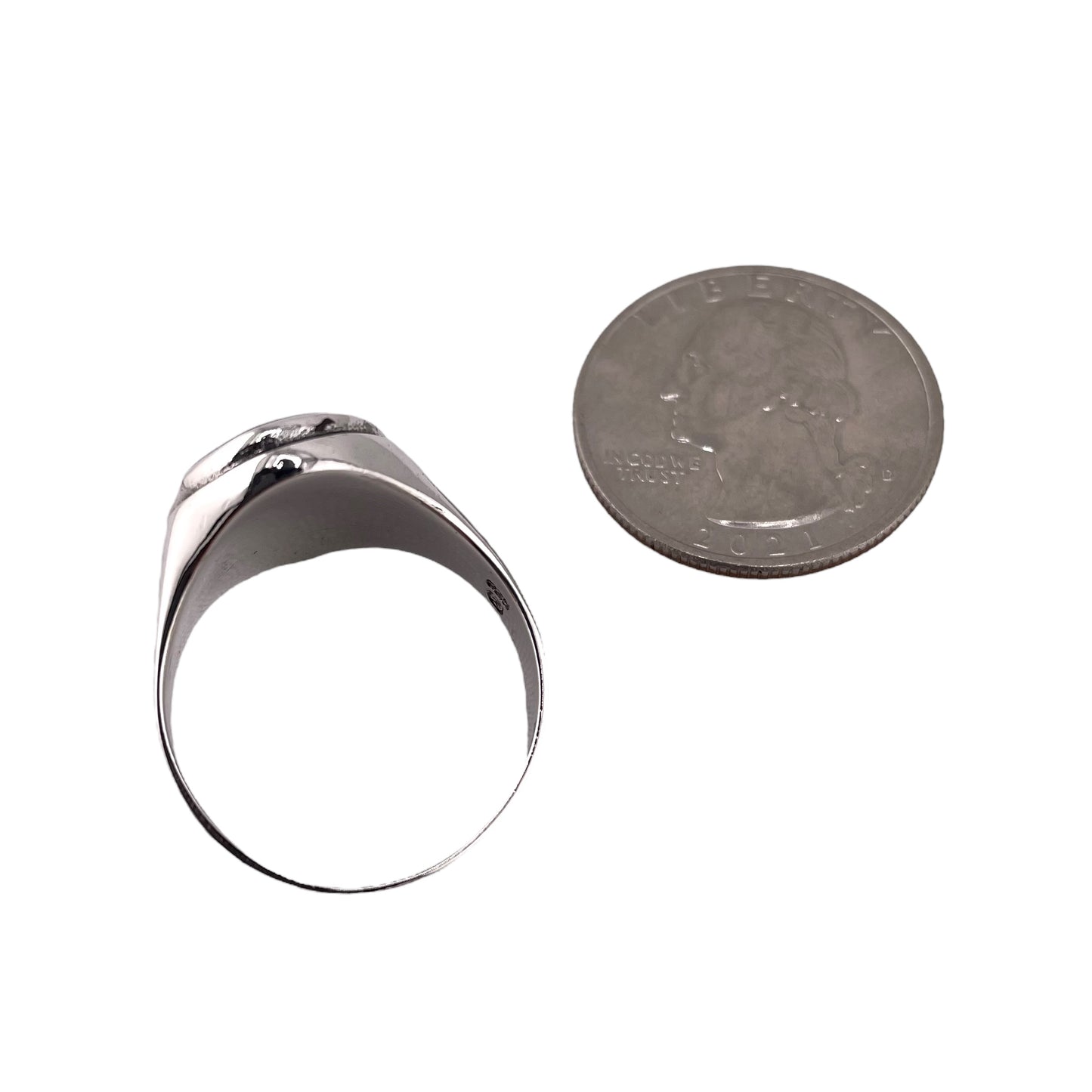 Lapis Stone Ring Sterling Silver