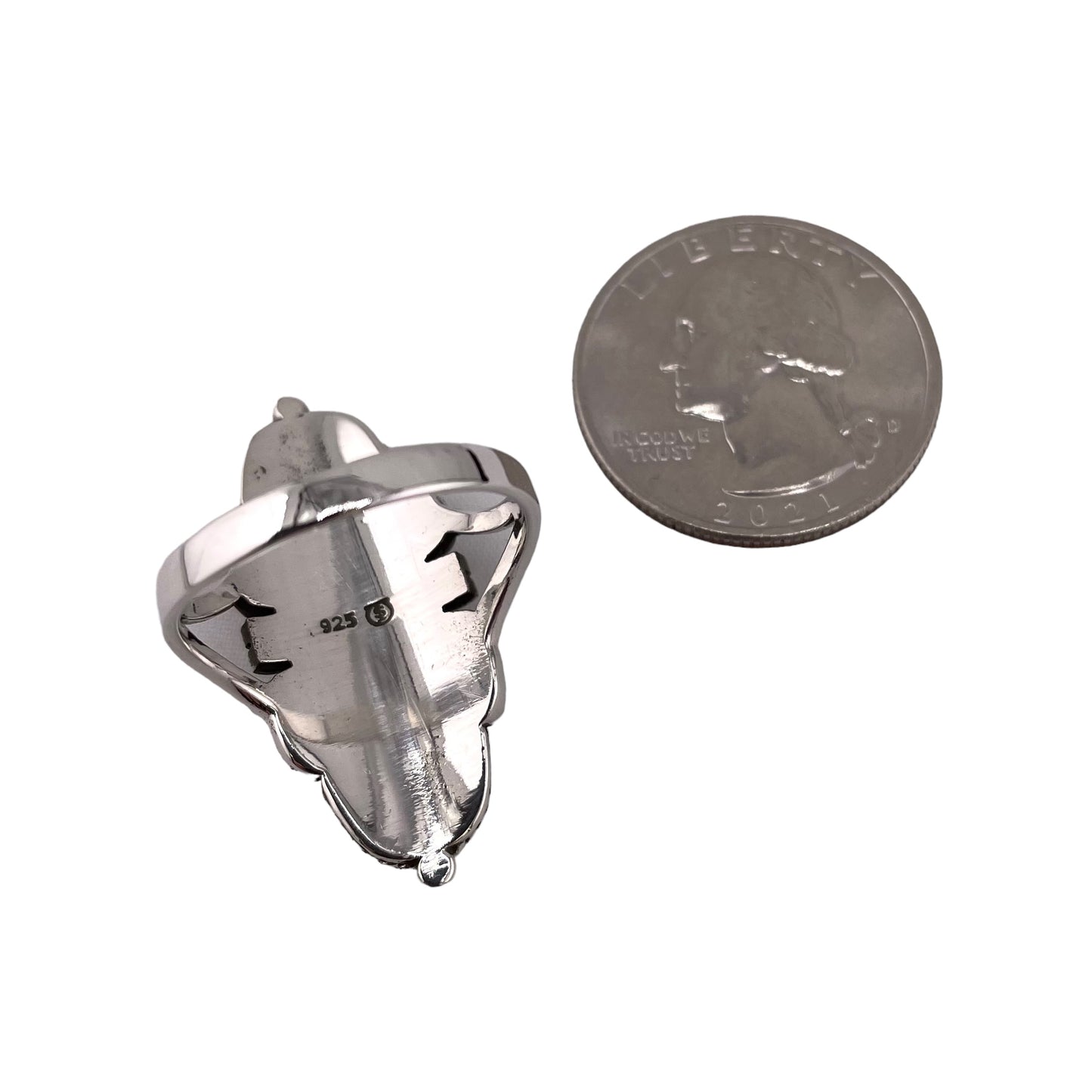 Tiger Eye Stone Ring Sterling Silver