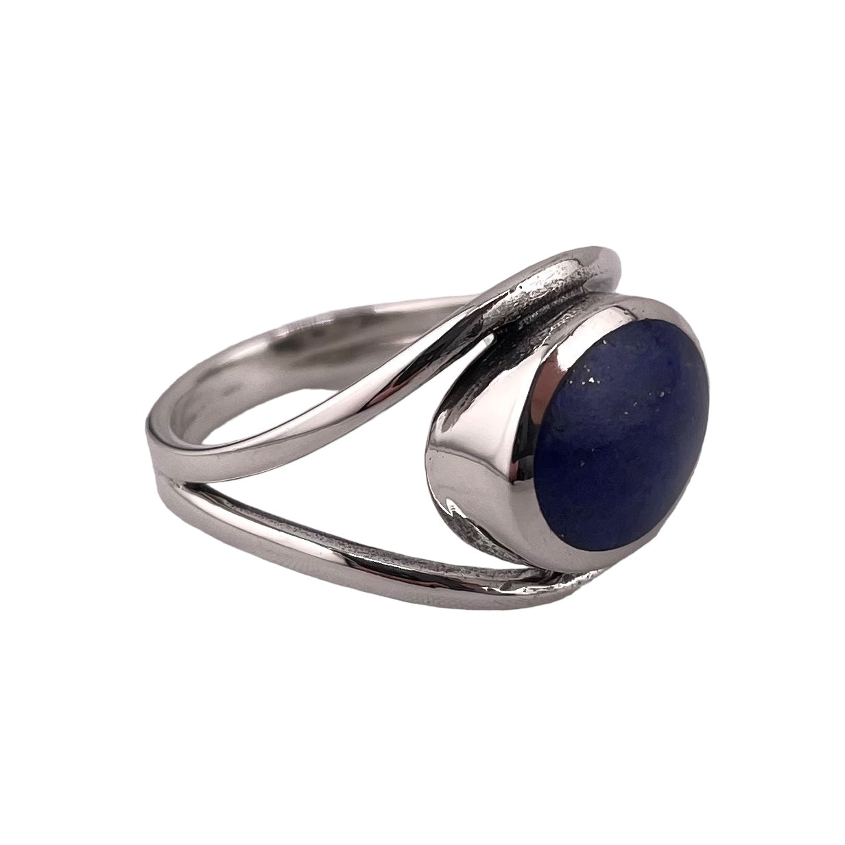Lapis Stone Ring Sterling Silver