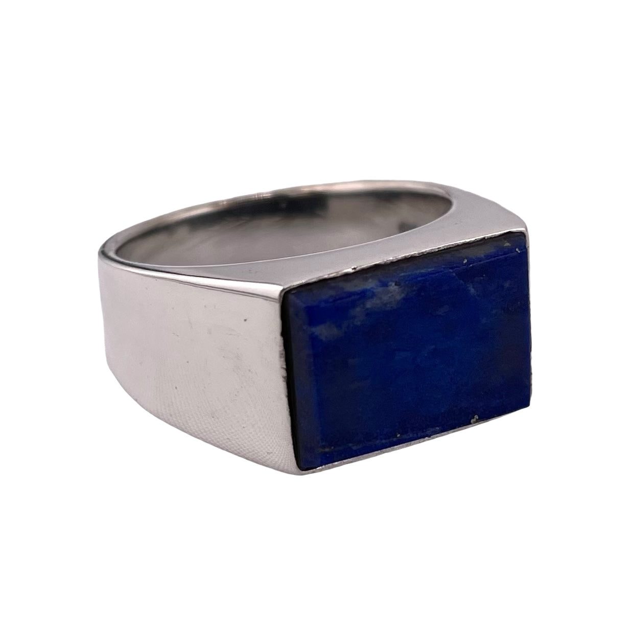 Lapis Stone Ring Sterling Silver
