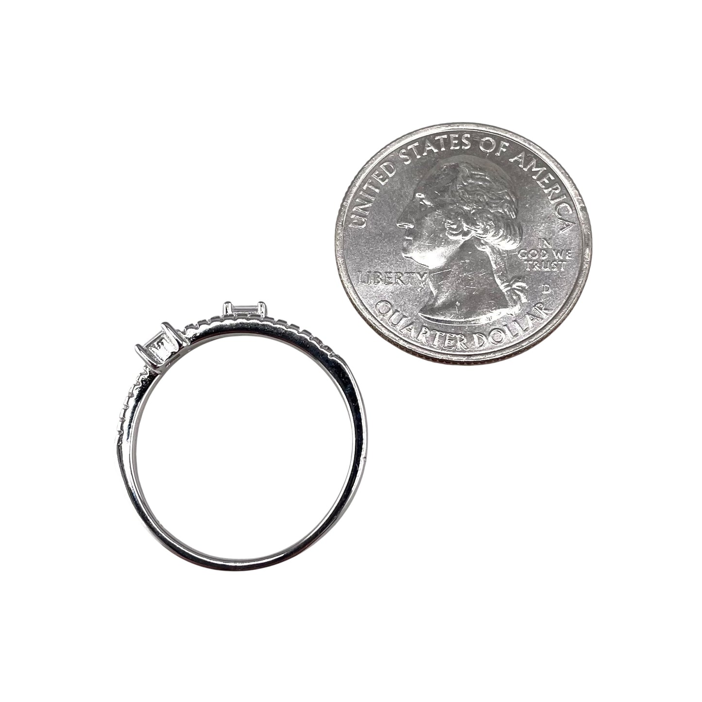 CZ Wrap Ring Sterling Silver