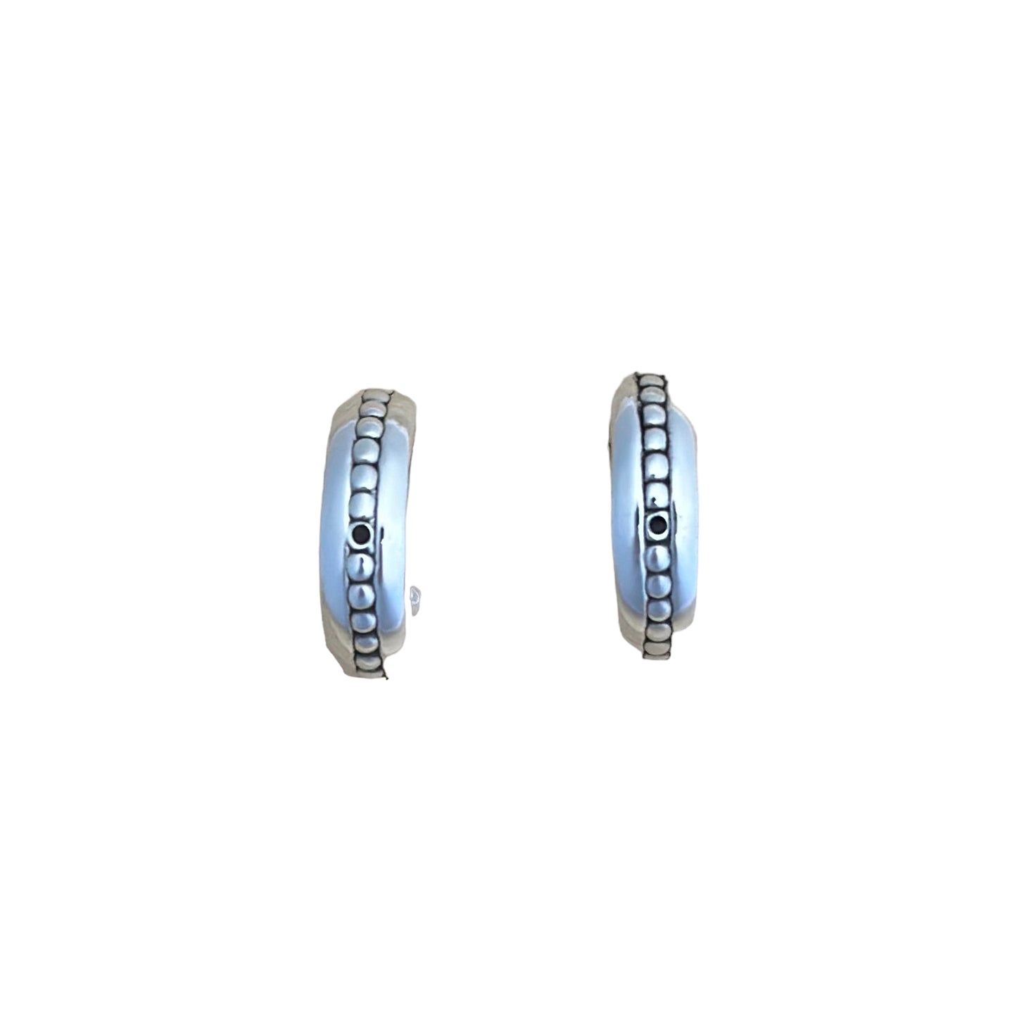 Horseshoe Post Earrings Sterling Silver