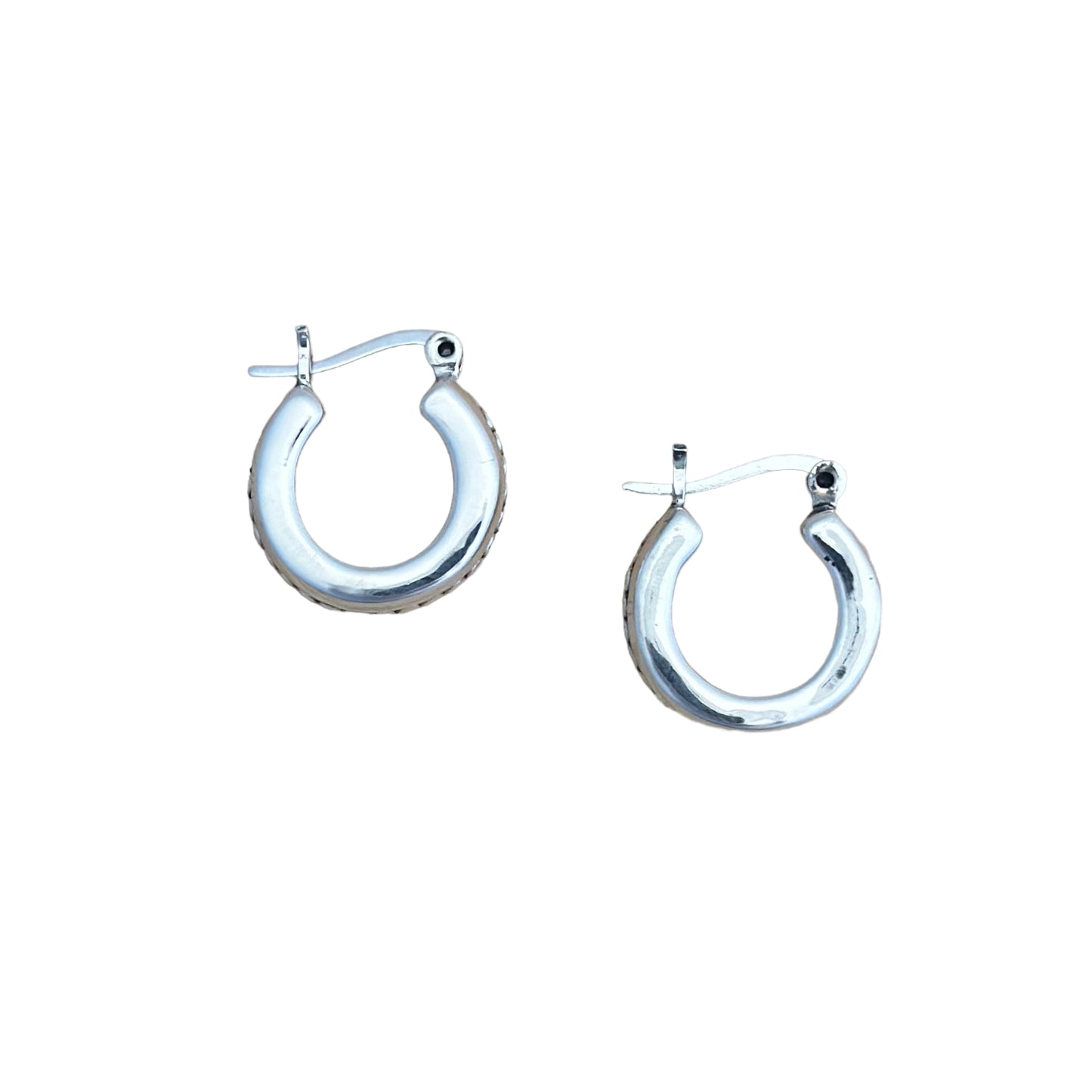 Horseshoe Post Earrings Sterling Silver