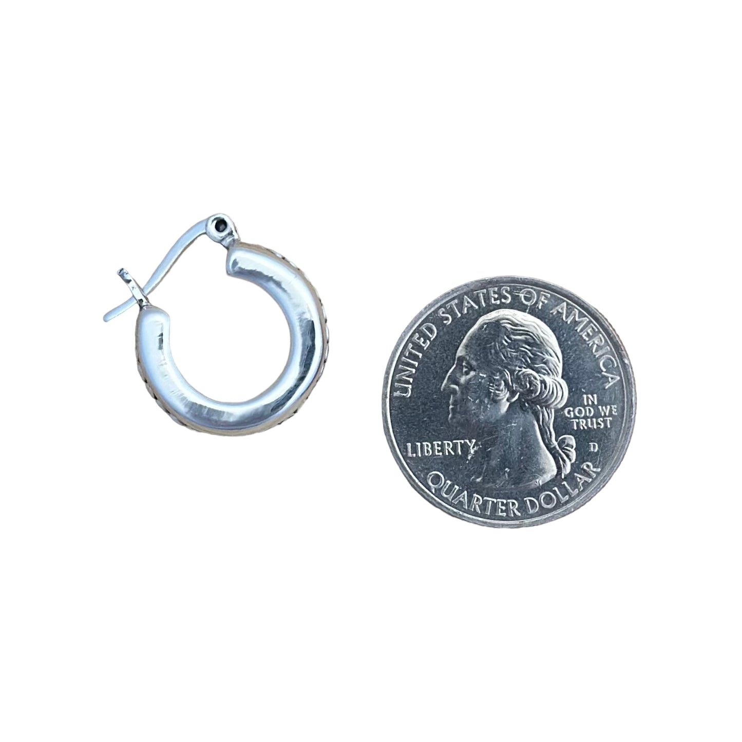 Horseshoe Post Earrings Sterling Silver