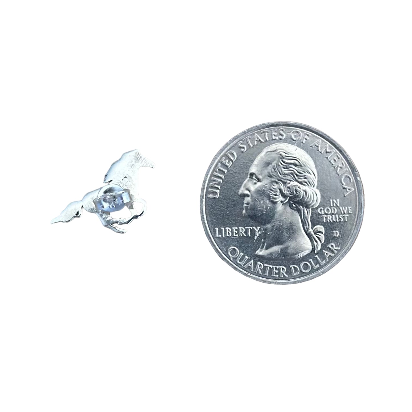 Horse Post Earrings Sterling Silver