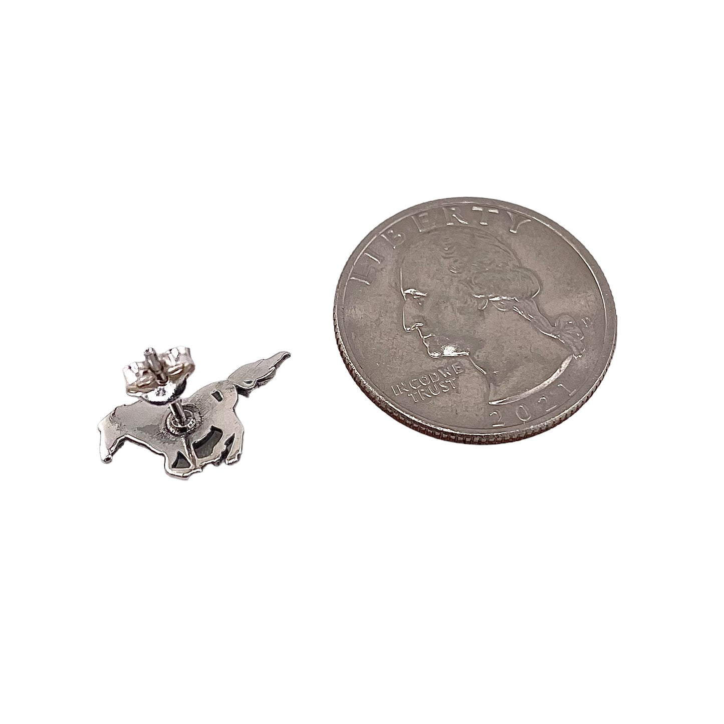 Horse Post Earrings Sterling Silver
