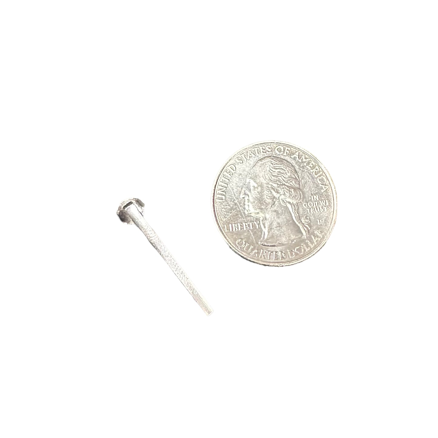 Solid Bar Post Earrings Sterling Silver