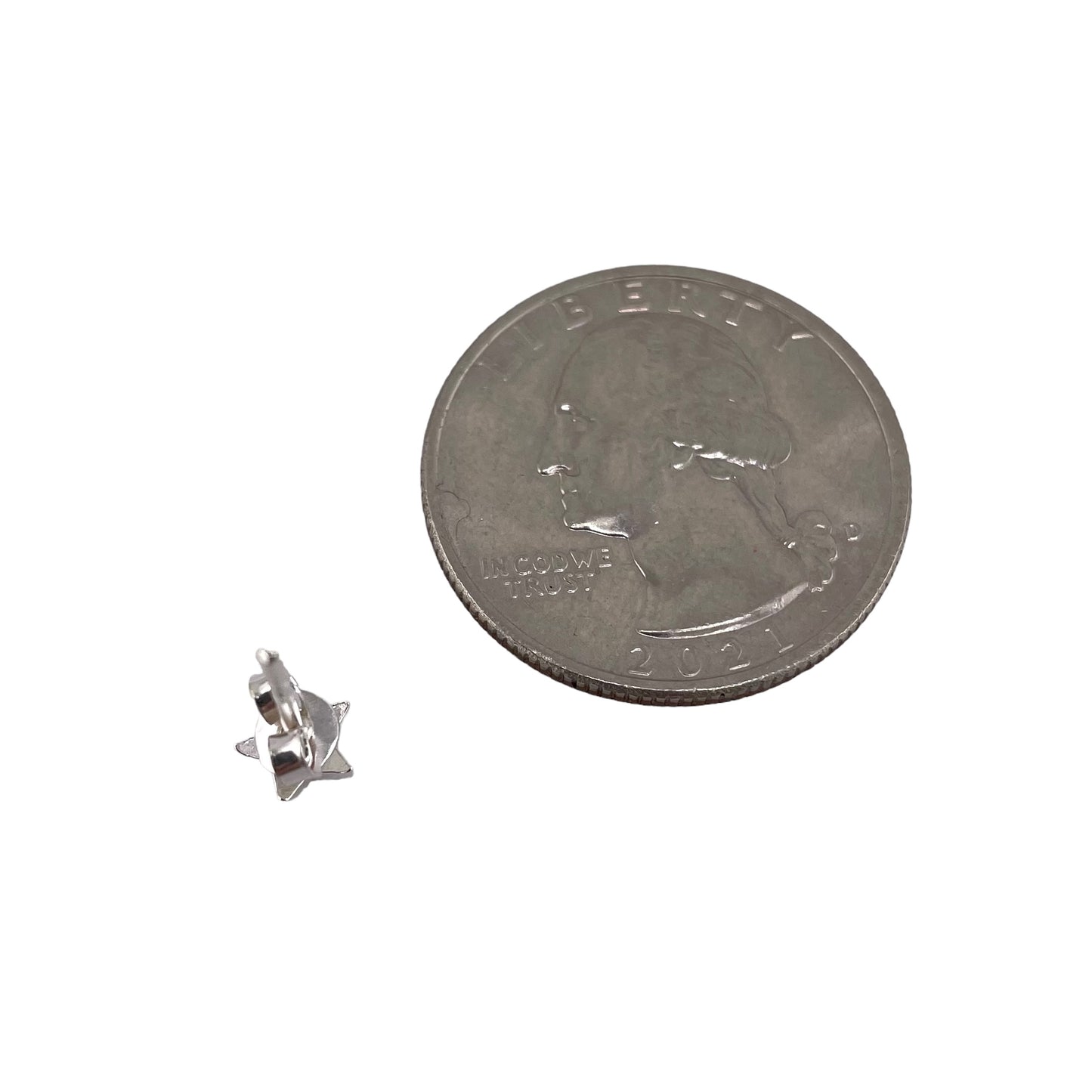 Star Post Earrings Sterling Silver