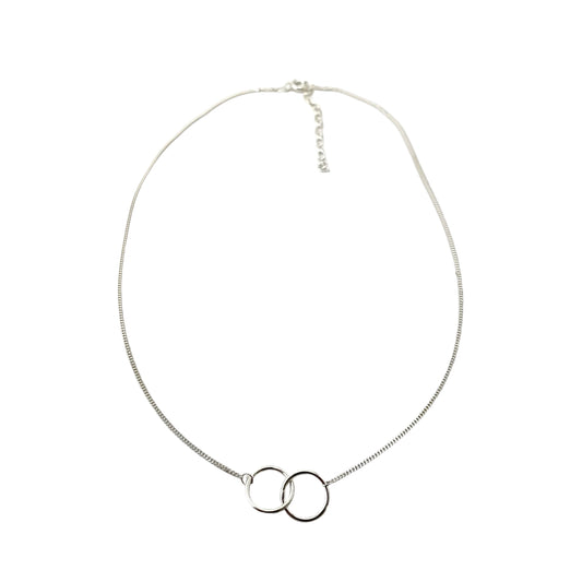 Eternity Chain Necklace 17" Sterling Silver