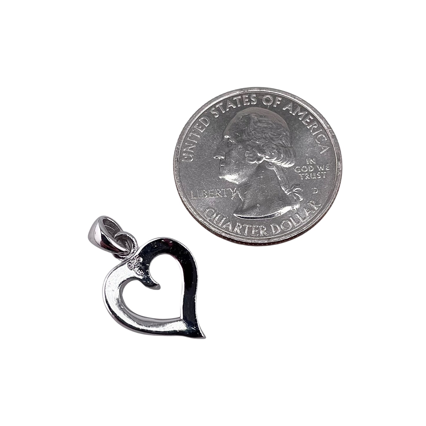 Pink Lab Opal Heart Pendant Sterling Silver