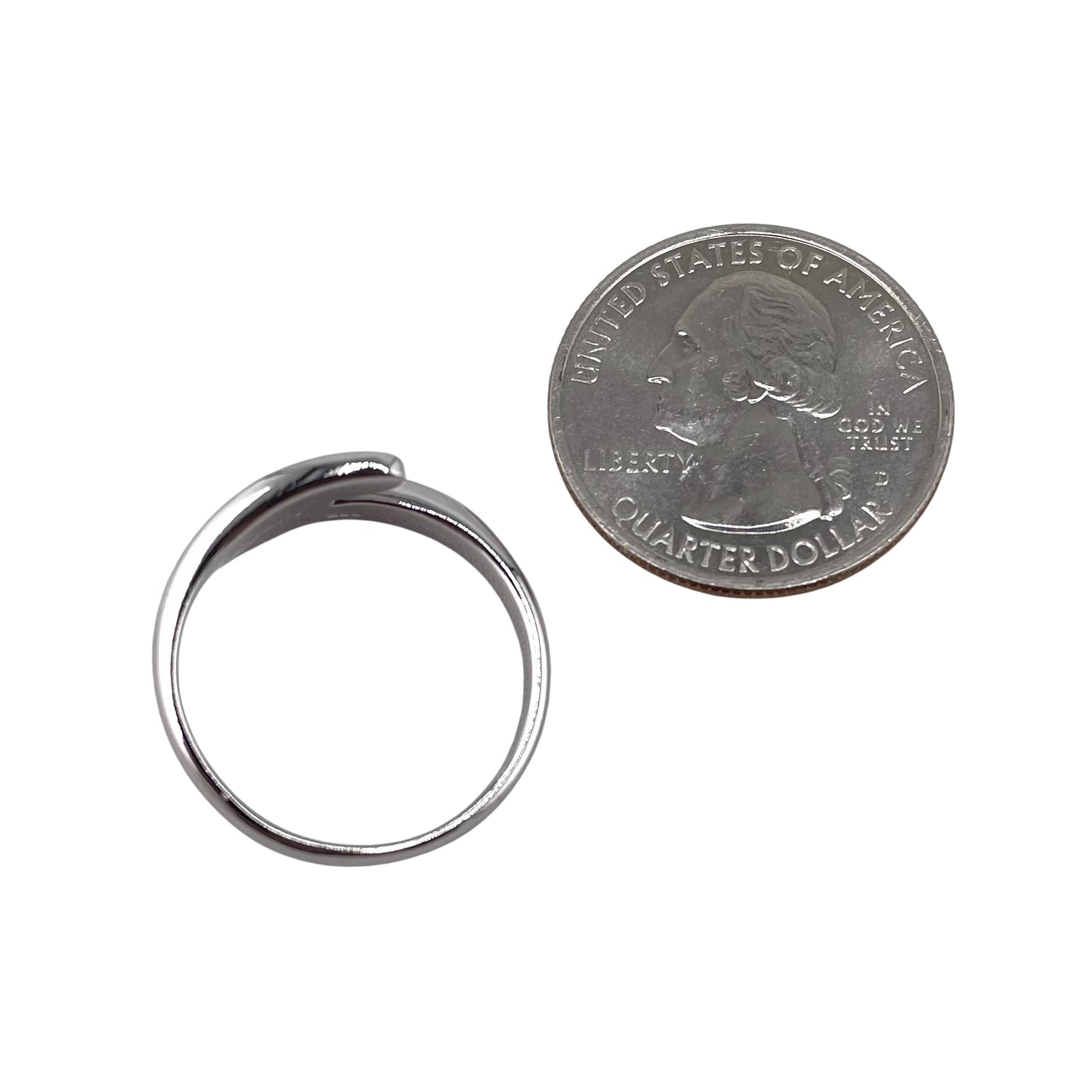 Pink Lab Opal Curve Ring Sterling Silver