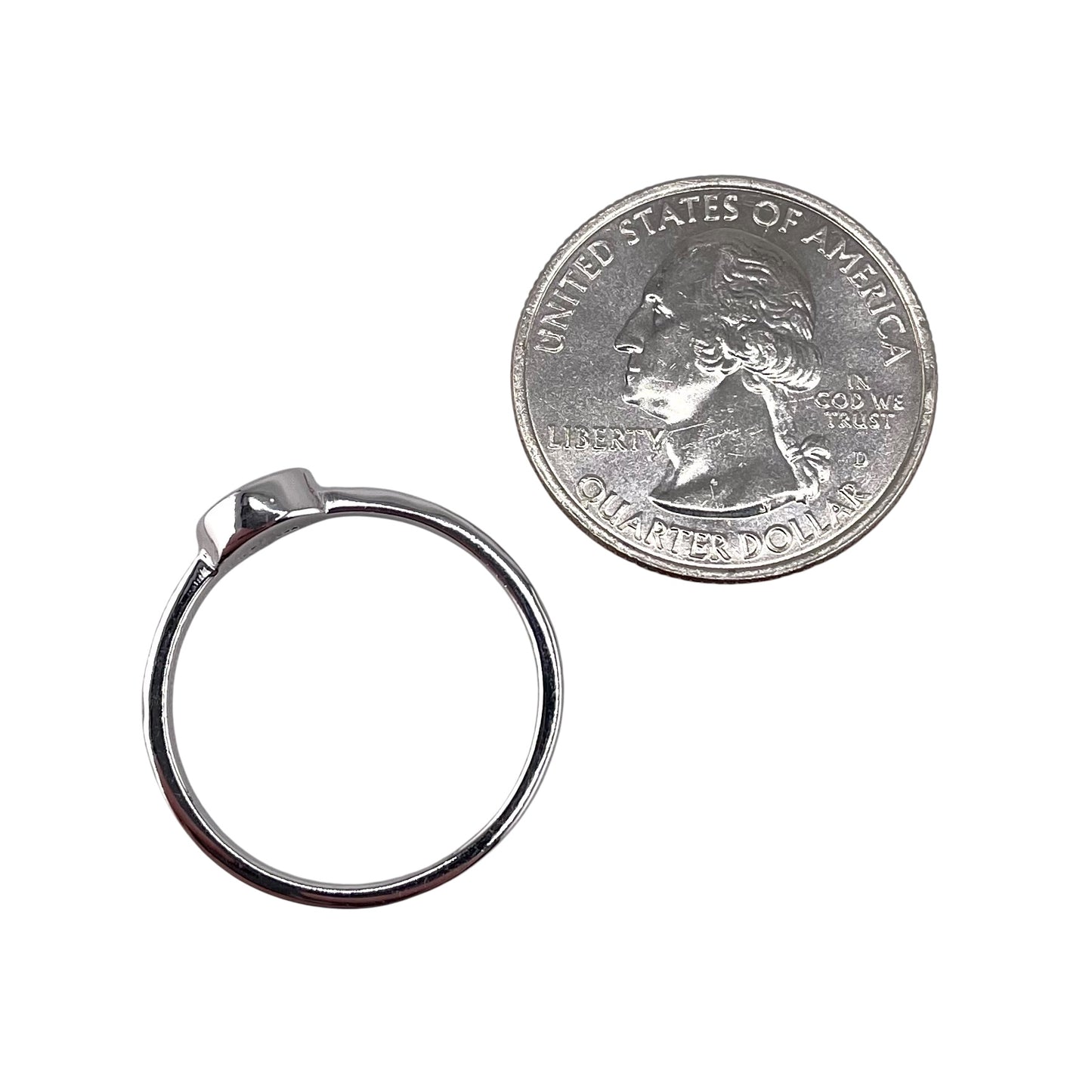 White Lab Opal Oval Ring Sterling Silver