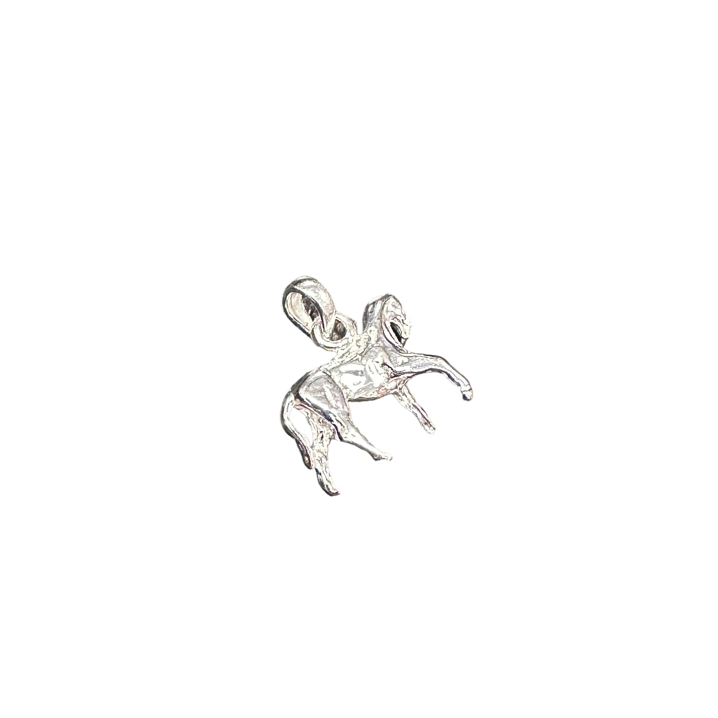 Horse Charm Pendant Sterling Silver