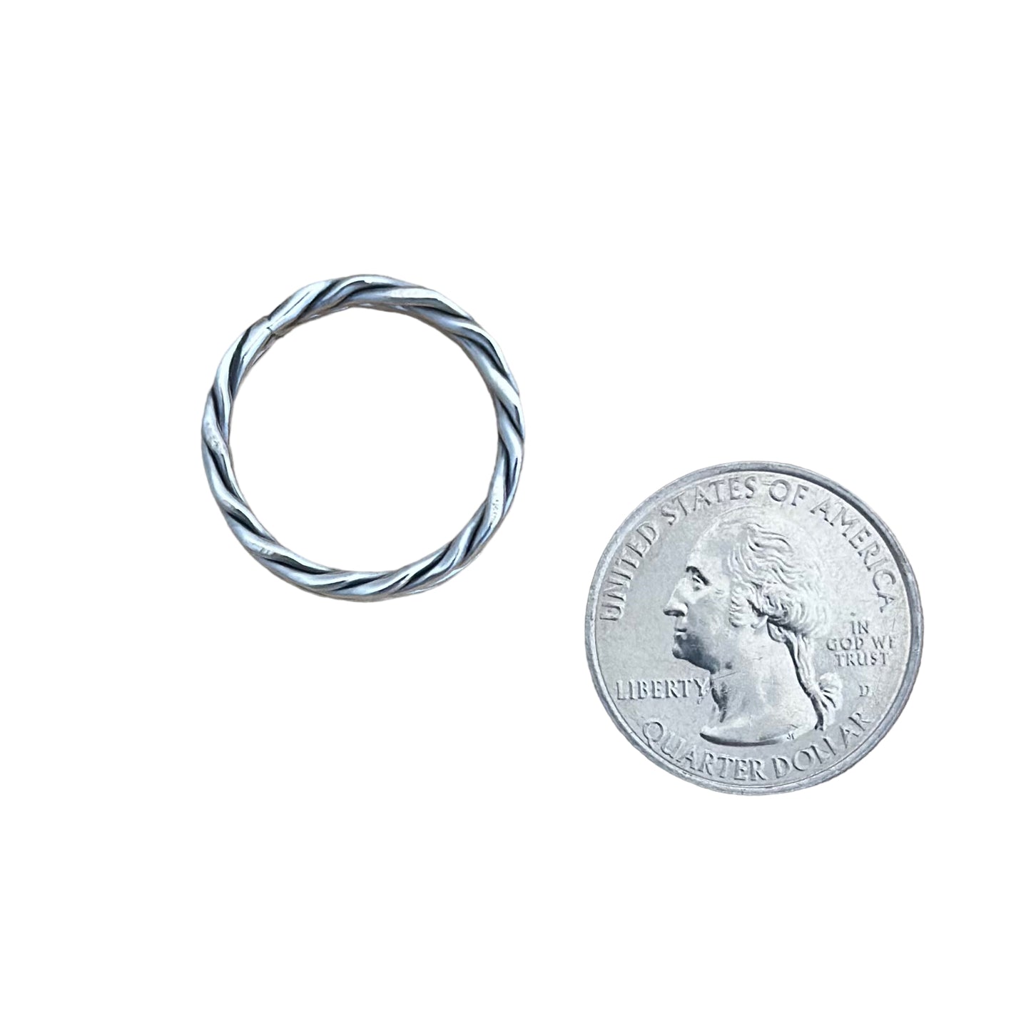 Braided Wheat Ring Sterling Silver