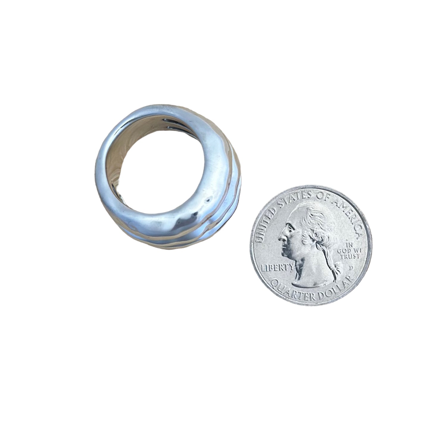 3 Bar Row Ring Sterling Silver