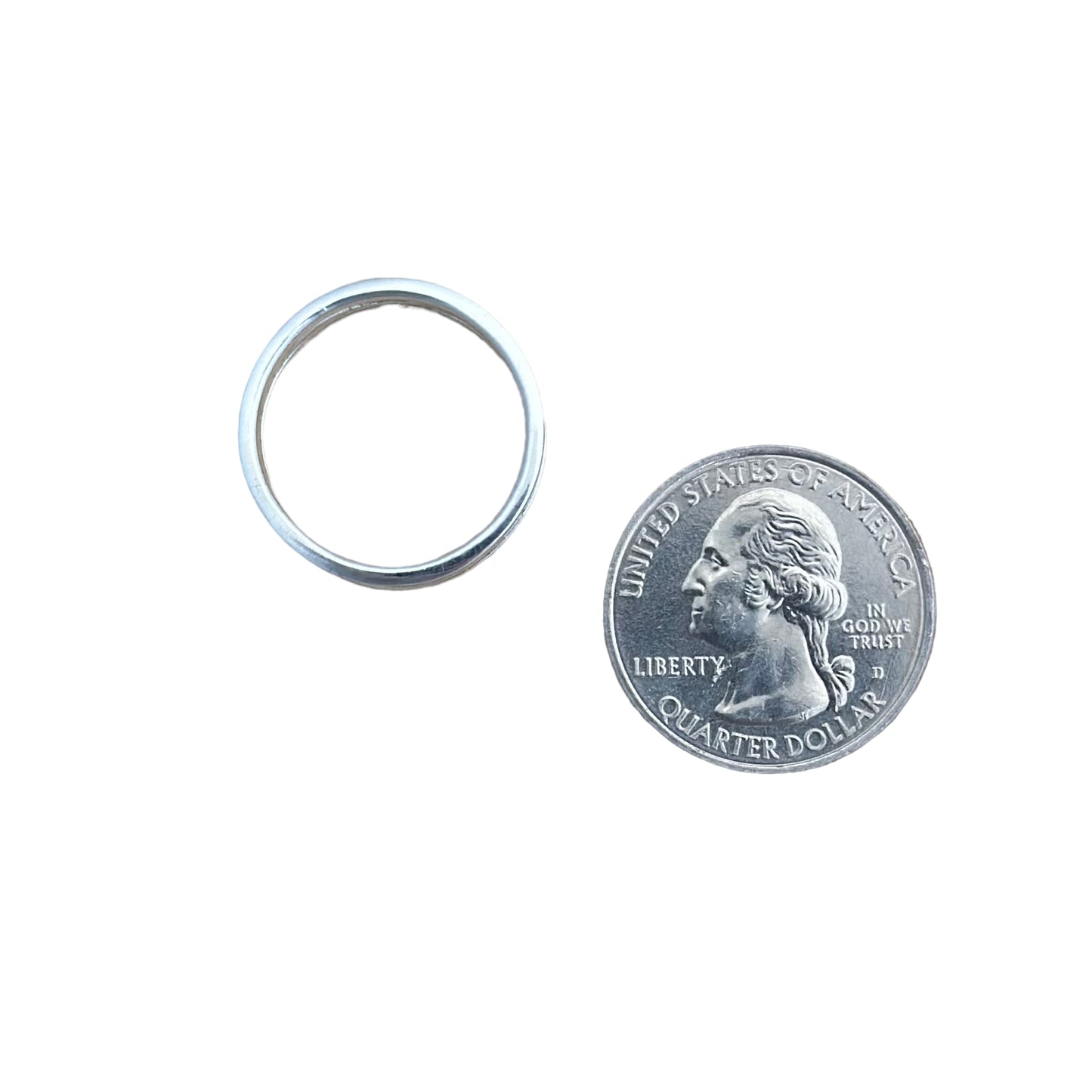 Criss Cross Band Ring Sterling Silver