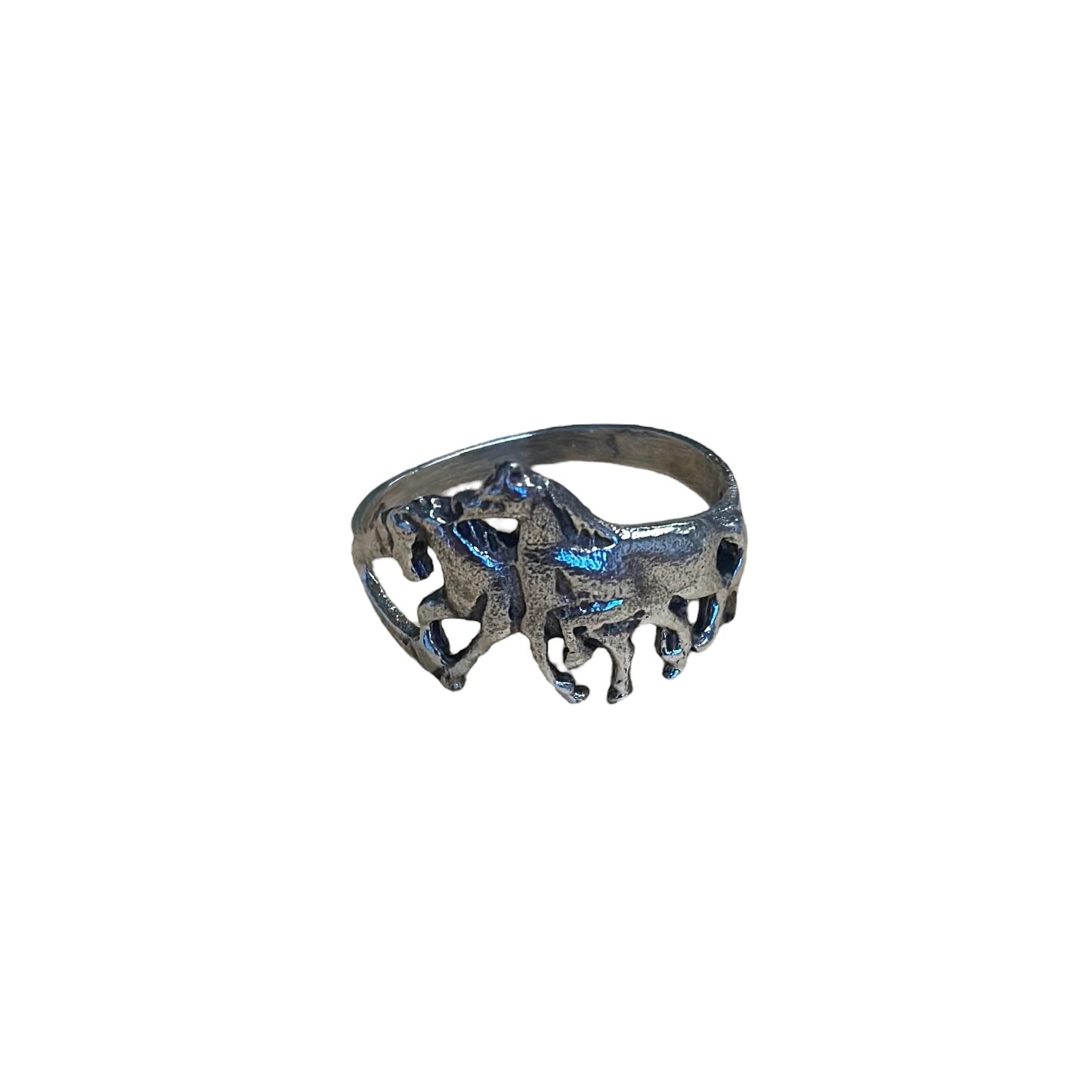 Horse Ring Sterling Silver