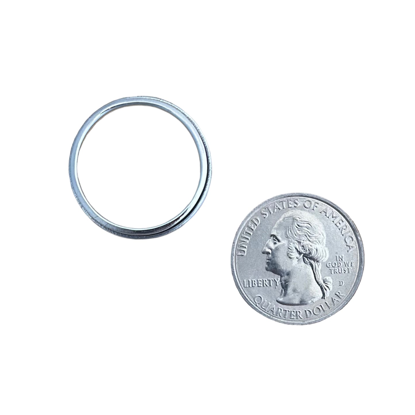 Plain Band Spinner Ring Sterling Silver