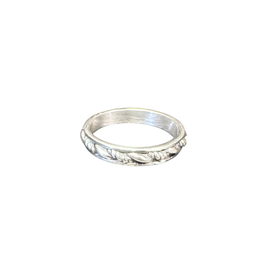 Twist Rope Design Band Ring Sterling Silver