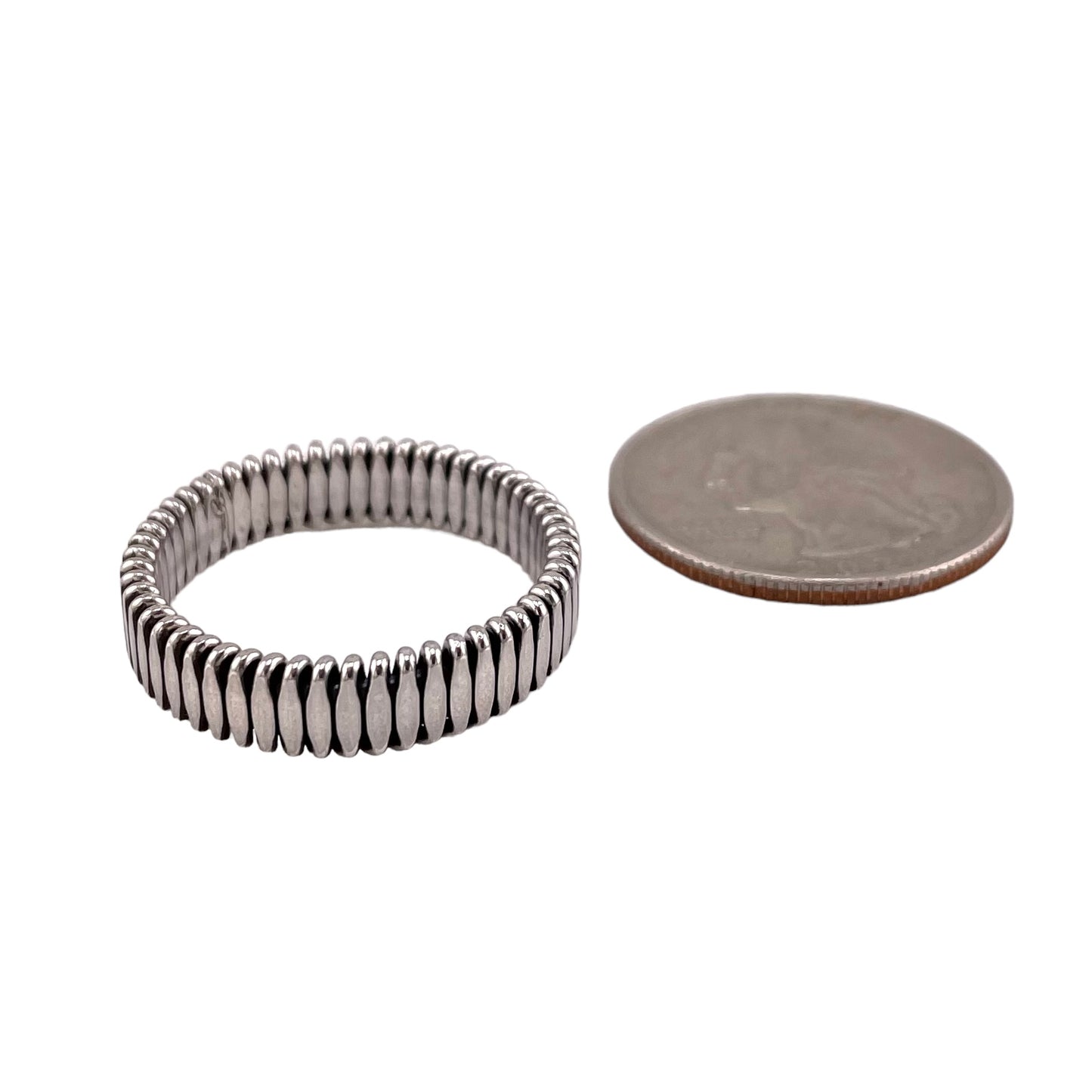 Bali Style 5.5mm Band Ring Sterling Silver