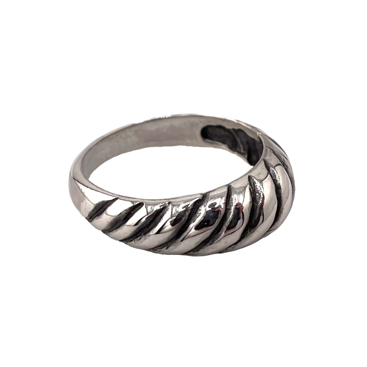 Bali Style 7mm Band Ring Sterling Silver