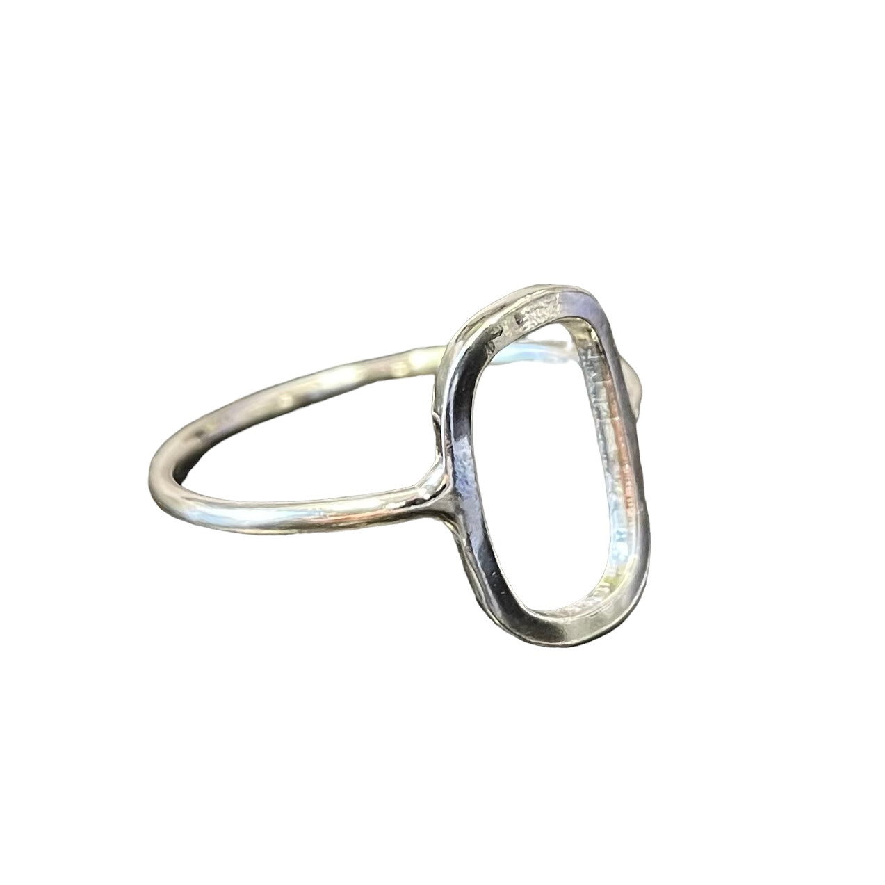 Geometric 13mm Ring Sterling Silver