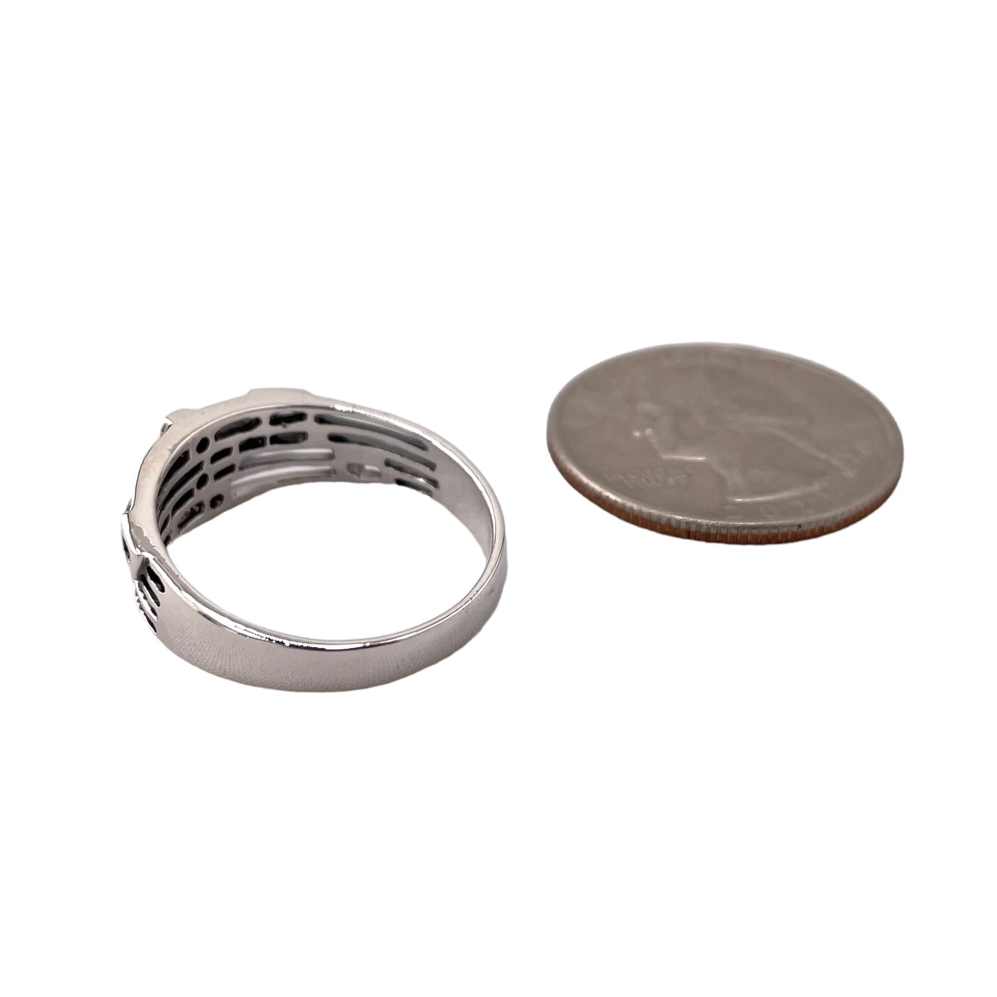 Music Note Ring Sterling Silver