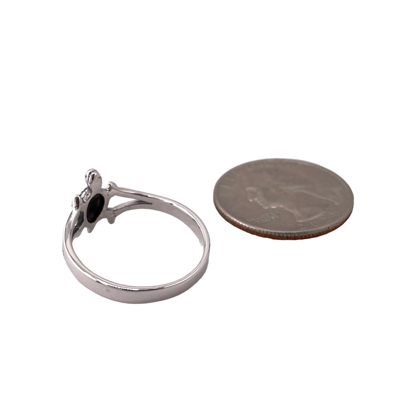 Turtle Ring Sterling Silver