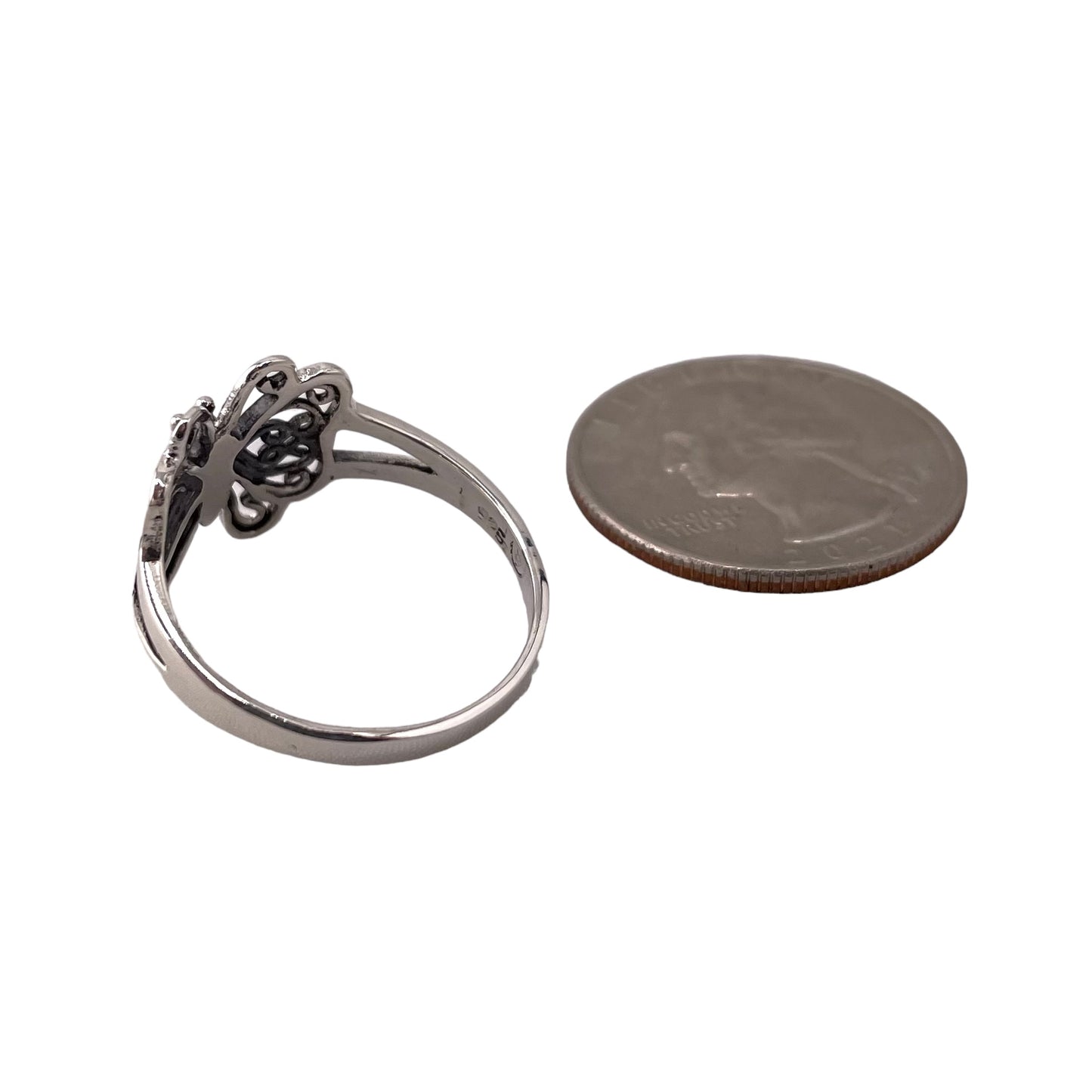 Butterfly Ring Sterling Silver