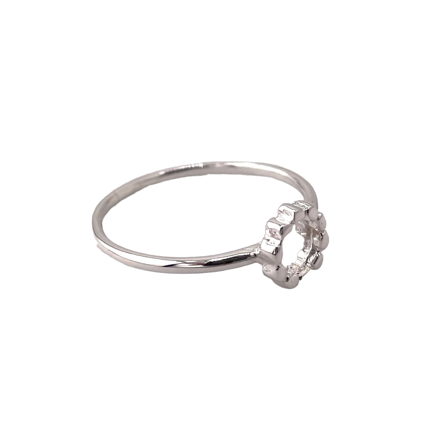 Flower Ring Sterling Silver