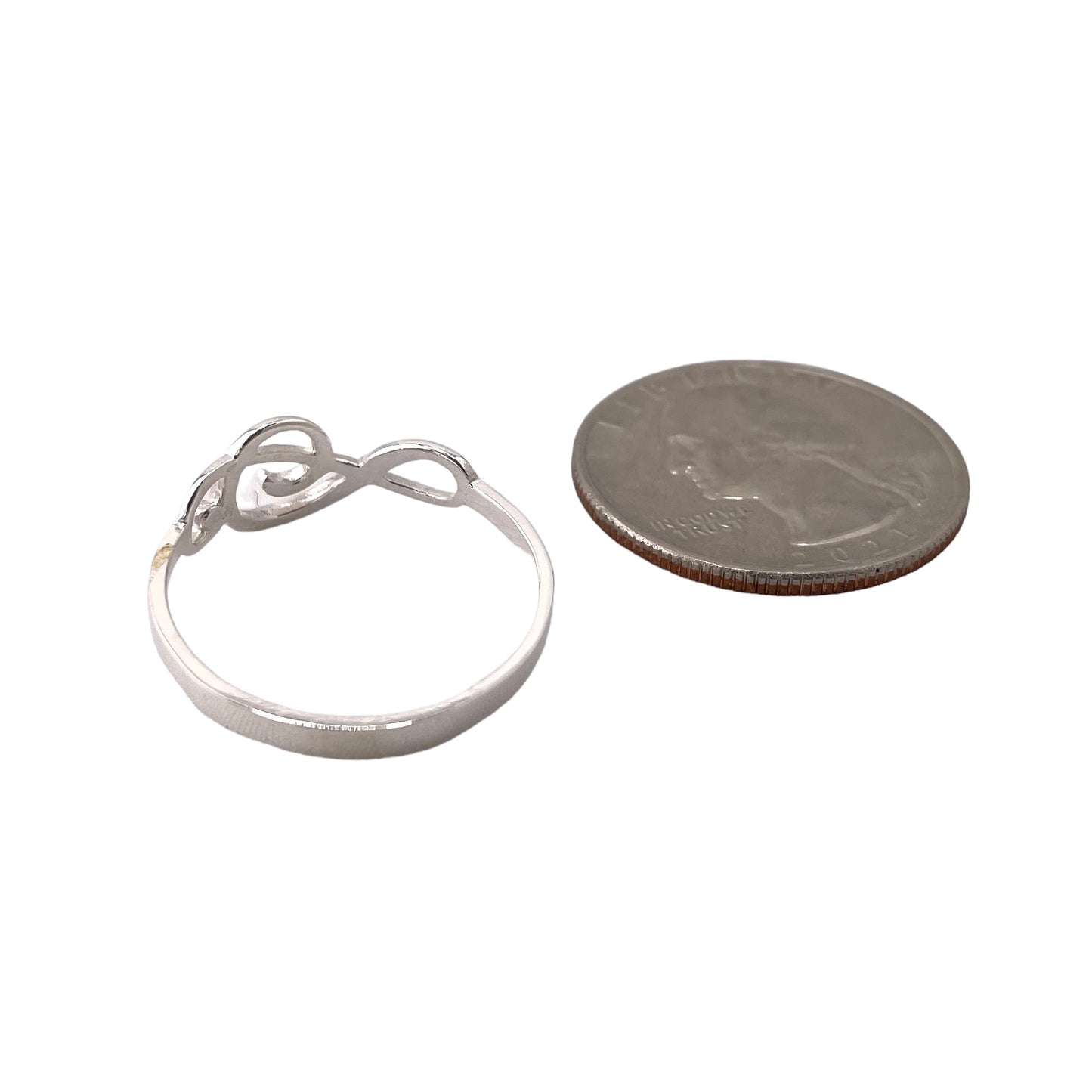 Music Note Ring Sterling Silver