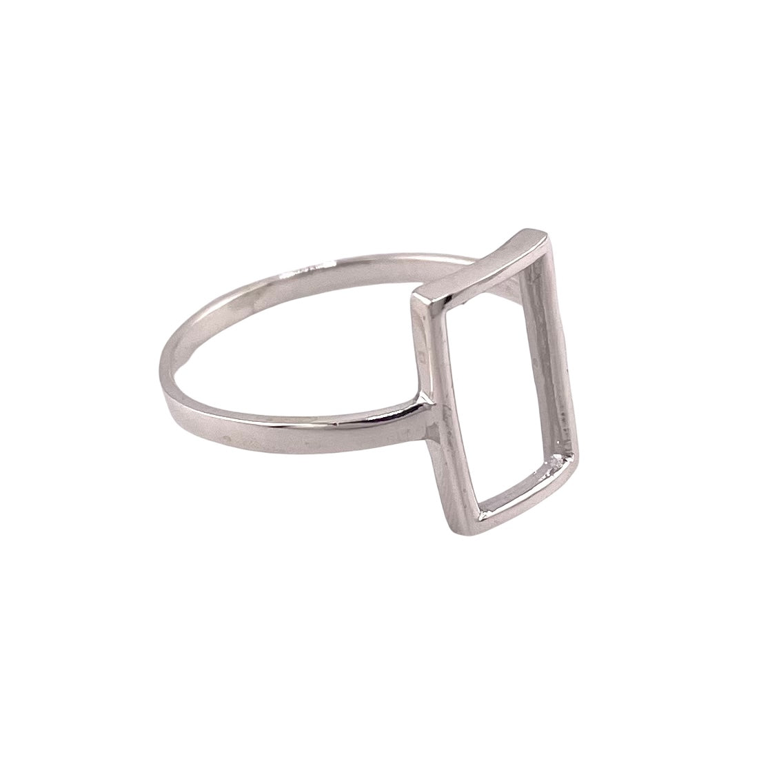 Rectangle Ring Sterling Silver