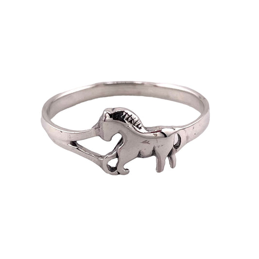Horse Ring Sterling Silver