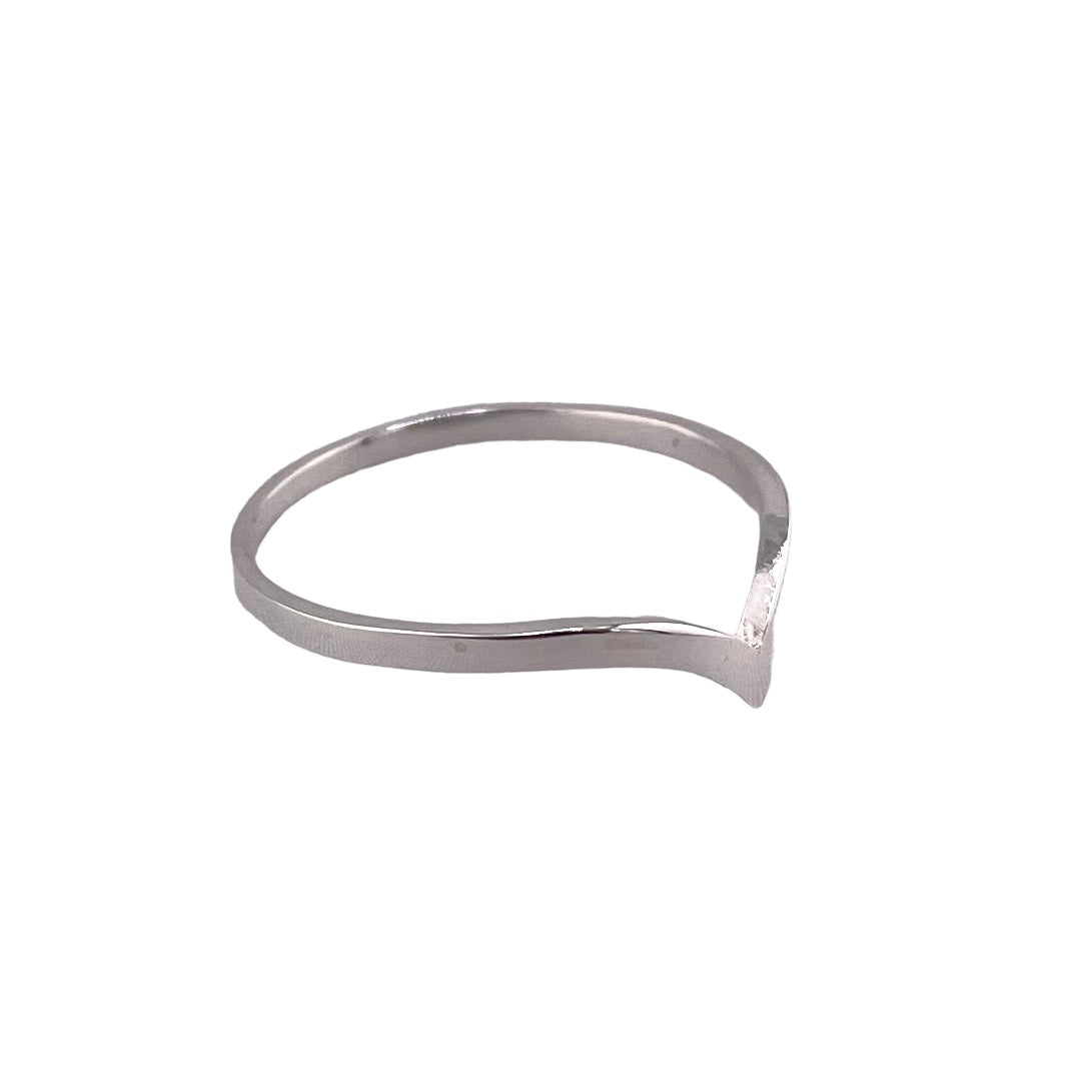 V Ring Sterling Silver