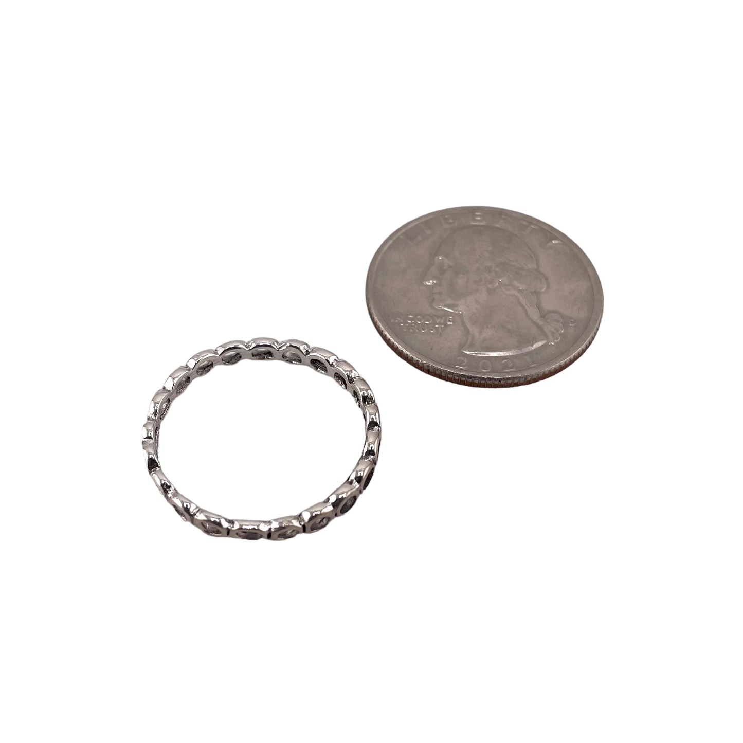 Open Circle Ring Sterling Silver