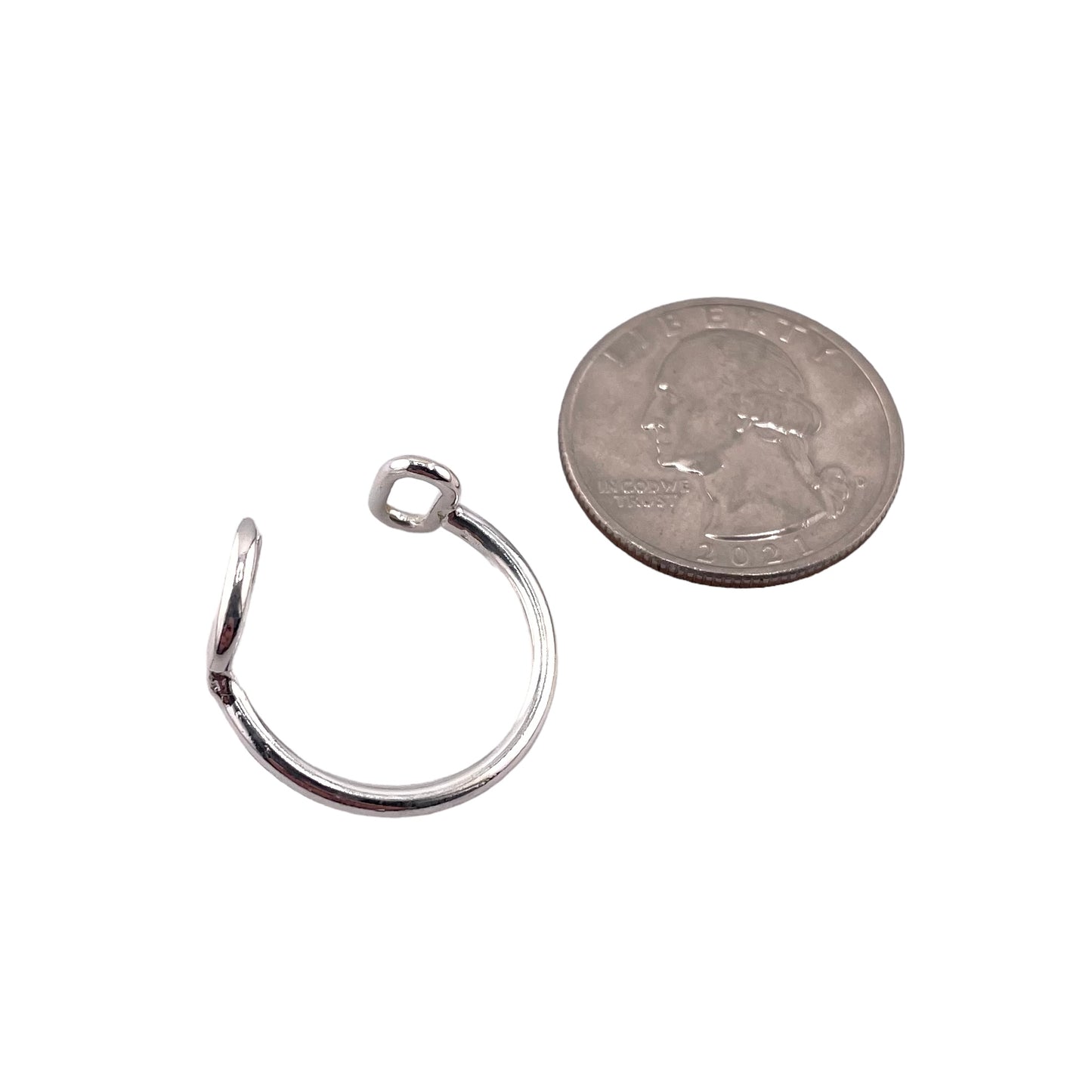 Geometric Open Ring Sterling Silver