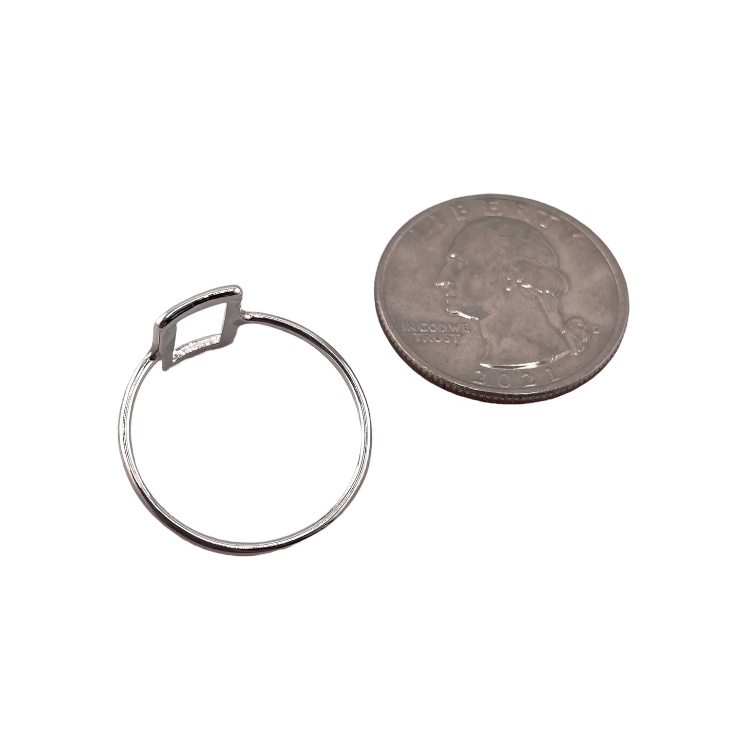 Rectangle Ring Sterling Silver