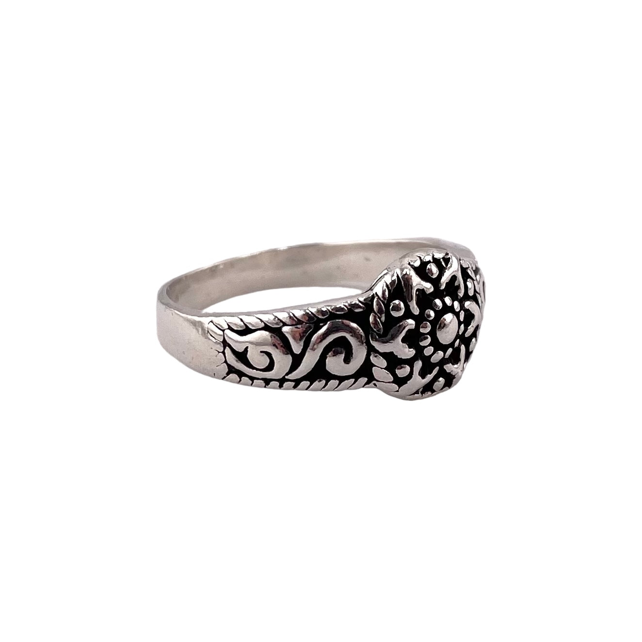 Flower Ring Sterling Silver