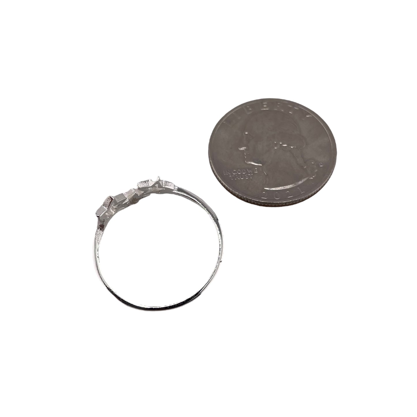 3 Star Ring Sterling Silver