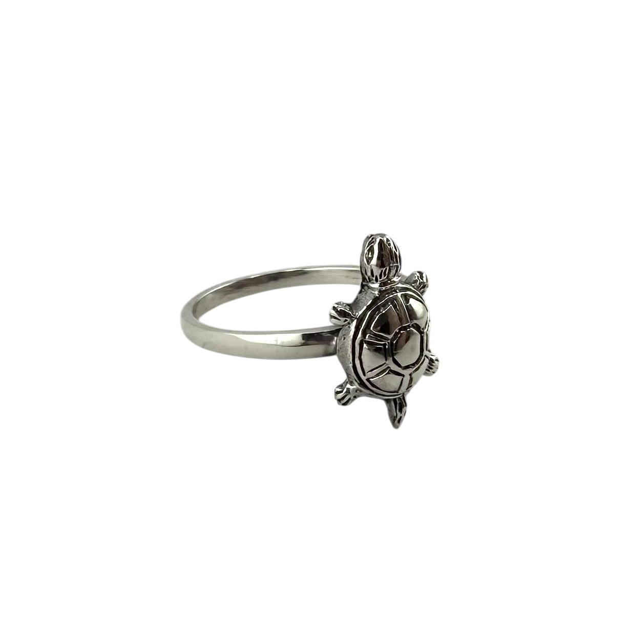 Turtle Ring Sterling Silver
