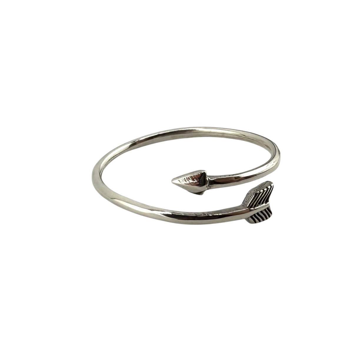 Arrow Feather Ring Sterling Silver