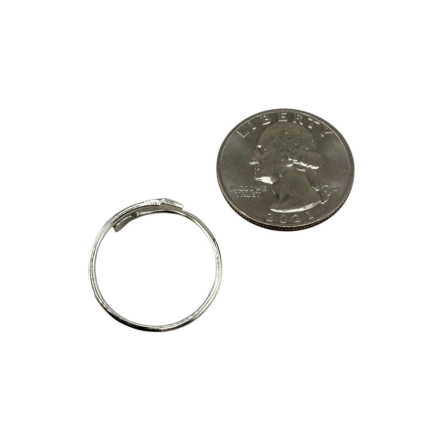 Arrow Feather Ring Sterling Silver