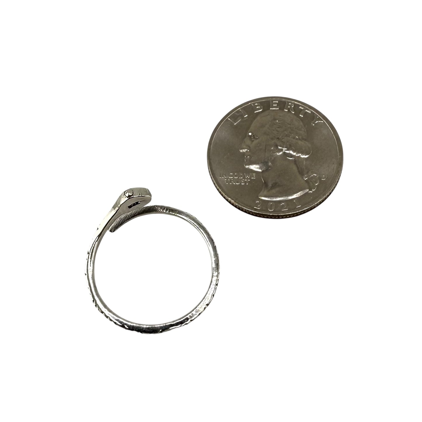 Snake Wrap Ring Sterling Silver