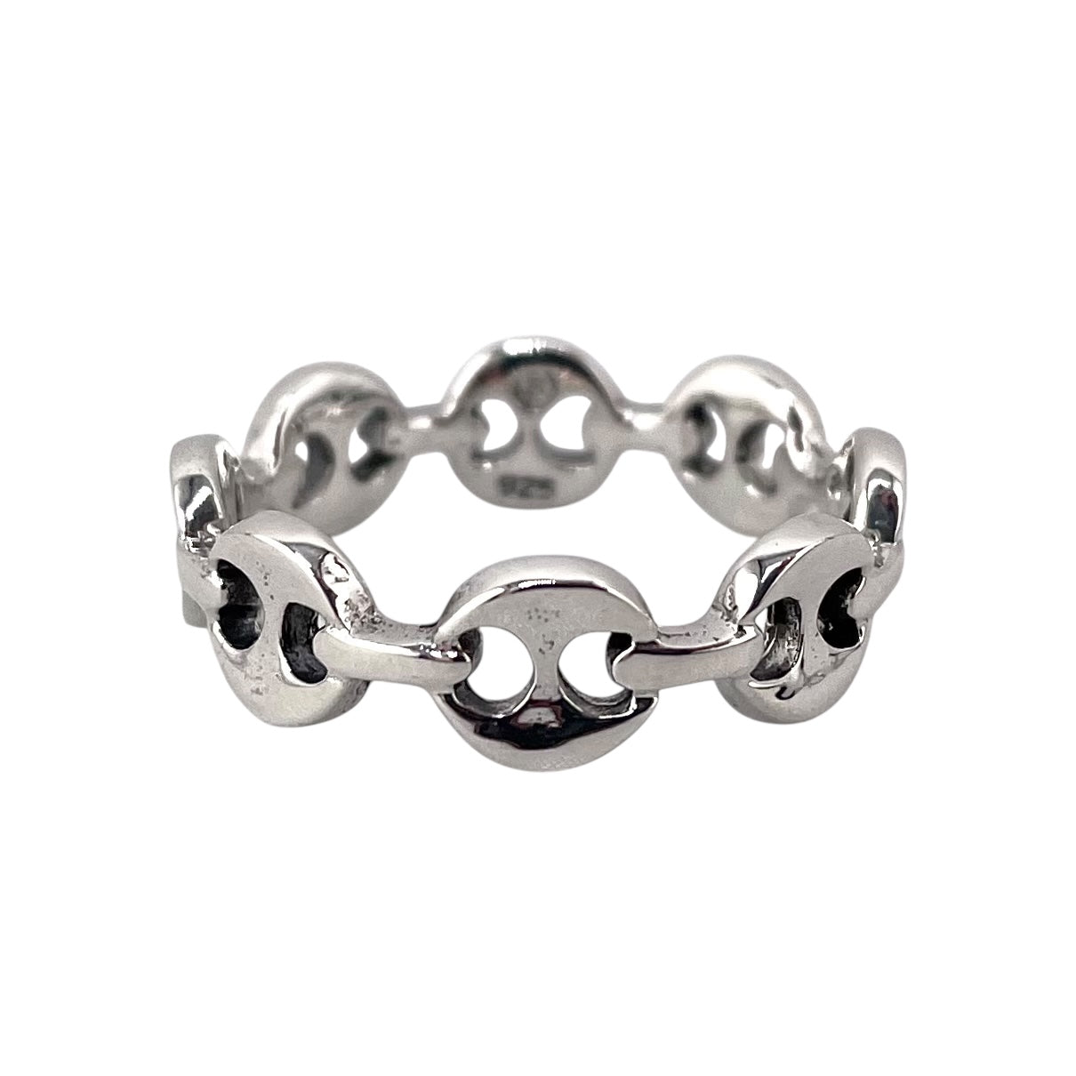 Gucci Link Eternity Ring Sterling Silver