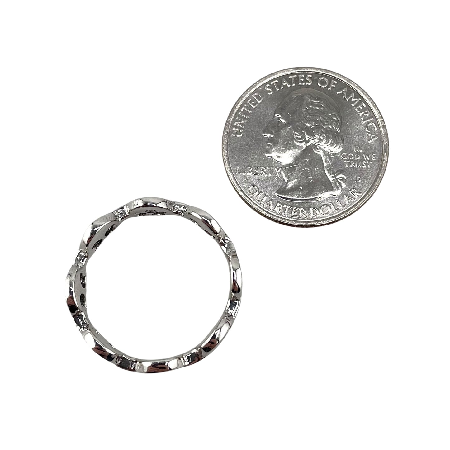 Gucci Link Eternity Ring Sterling Silver