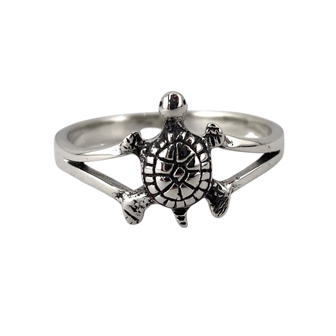 Turtle Ring Sterling Silver