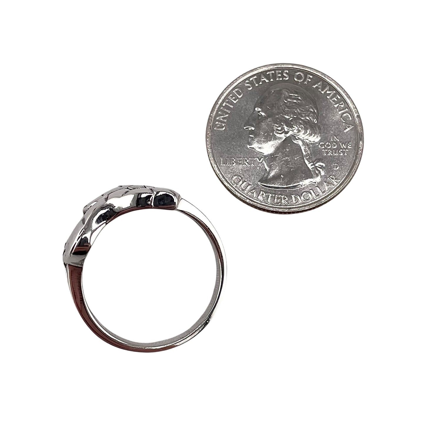 Mom and Baby Horse Ring Sterling Silver